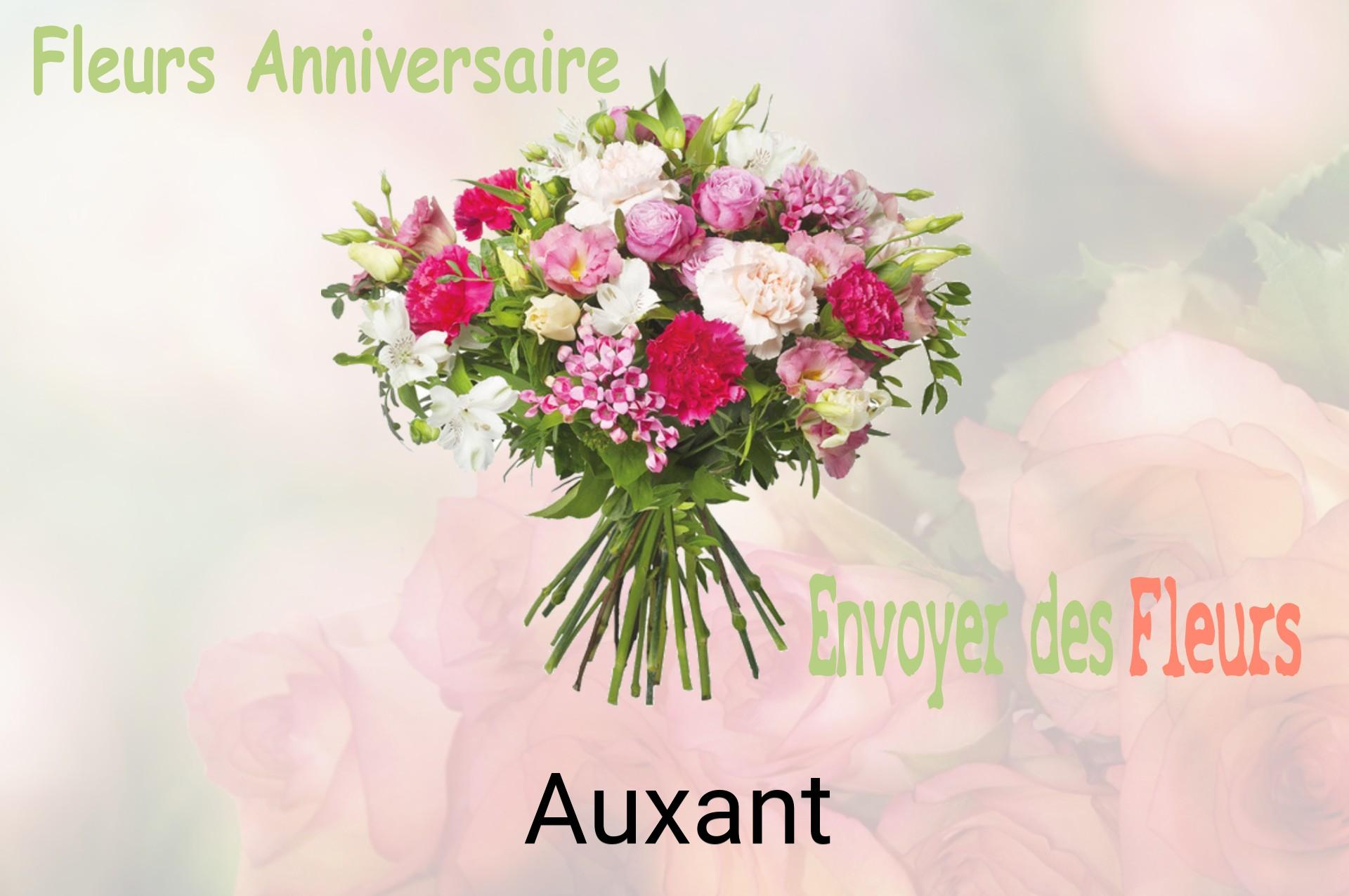 Bouquet de fleurs d’anniversaire livré à Auxant